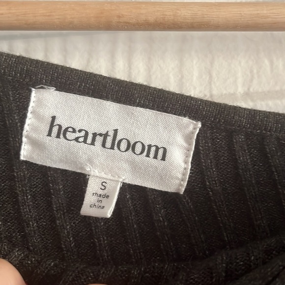 Heartloom | Ribbed Knit Off-Shoulder Midi Dress - Picture 5 of 7